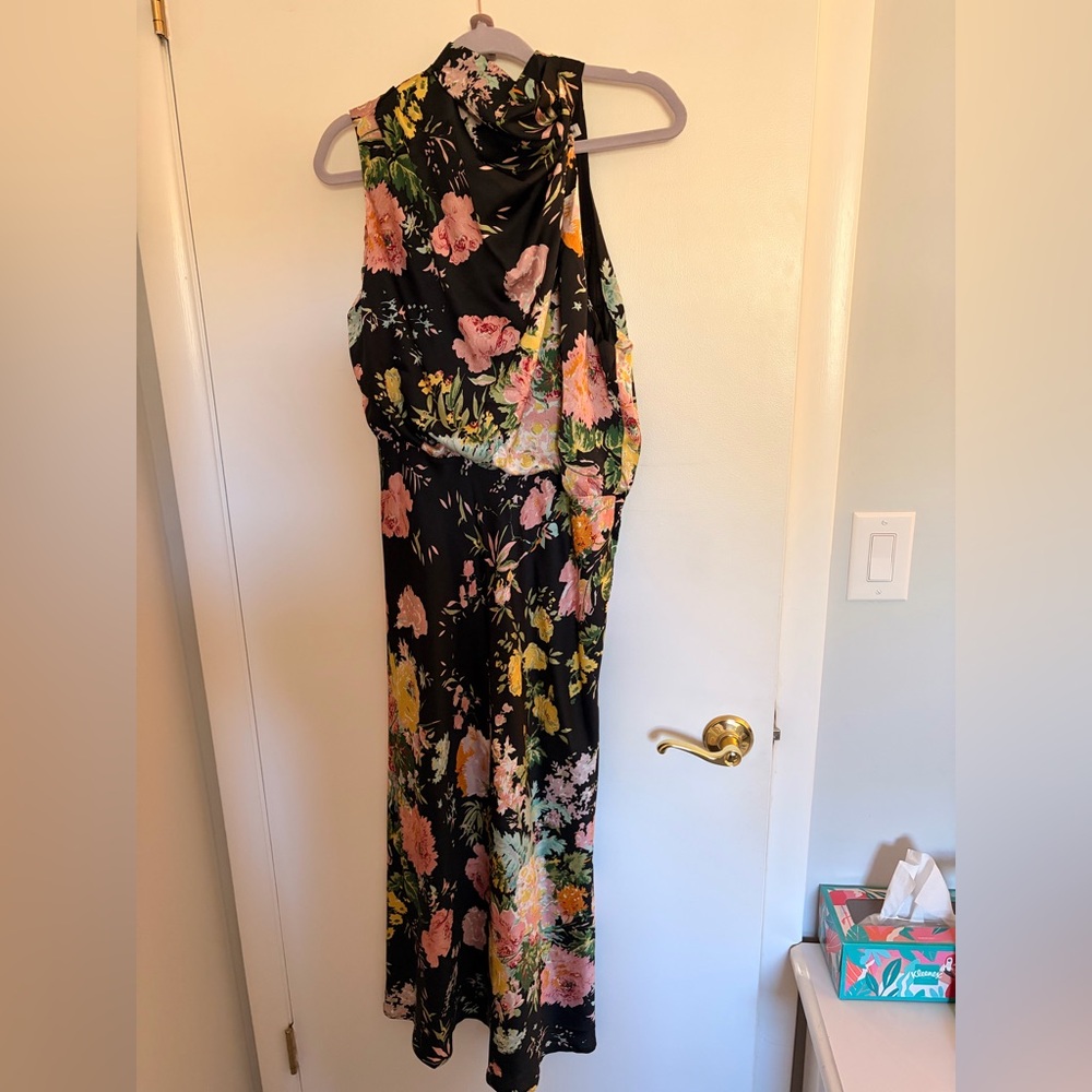 Womens Anabelle Halter Neck Maxi Dress